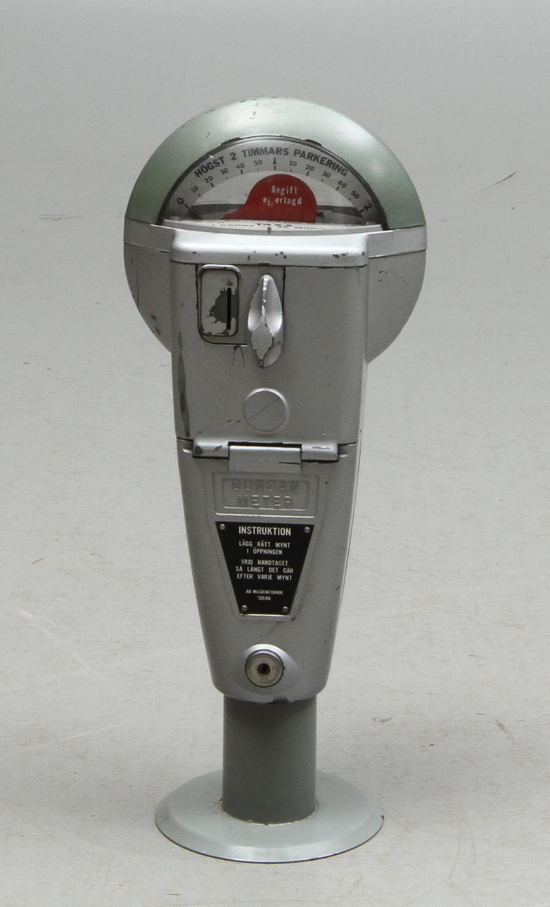 PARKING MACHINE, Duncan Meter, 1960s.