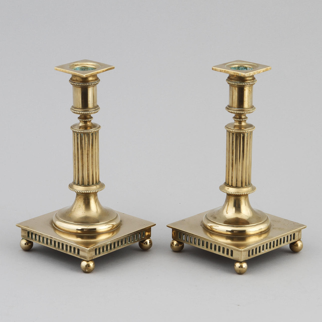 LJUSSTAKAR, 1 par, Gusums Bruk 063.