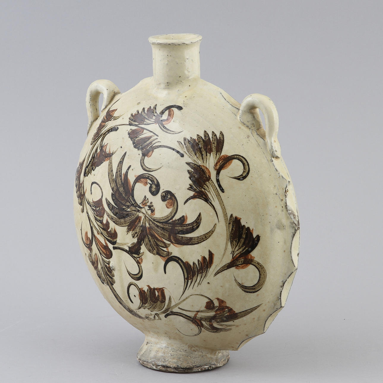 MÅNFLASKA, stengods, Kina, Songstil.