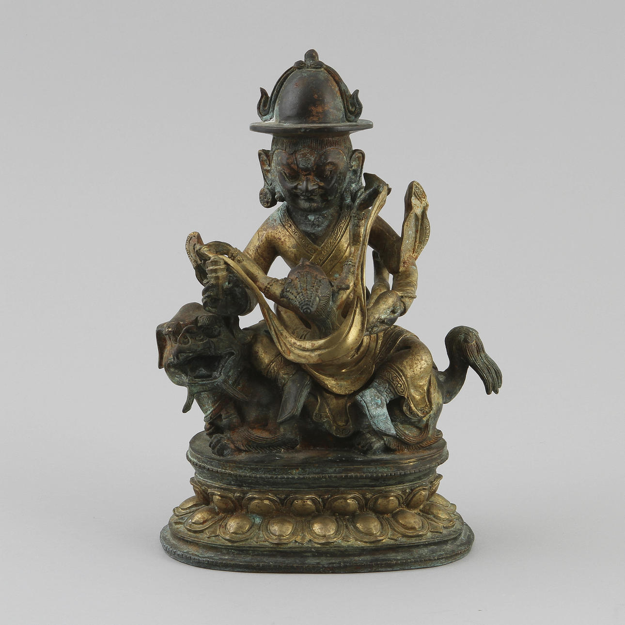 BRONSFIGUR, orientalisk, 1900-tal.