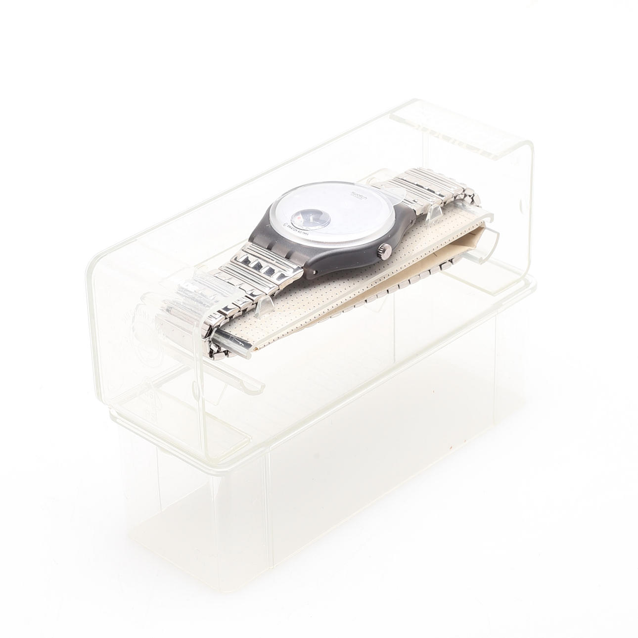 WRIST WATCH, plastic and metal, 