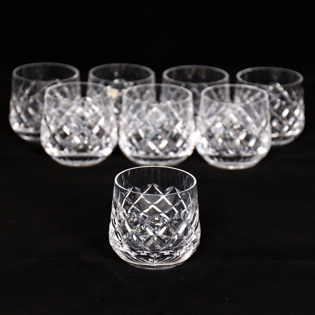 WHISKEYGLAS, 8 st, kristall, Åfors.