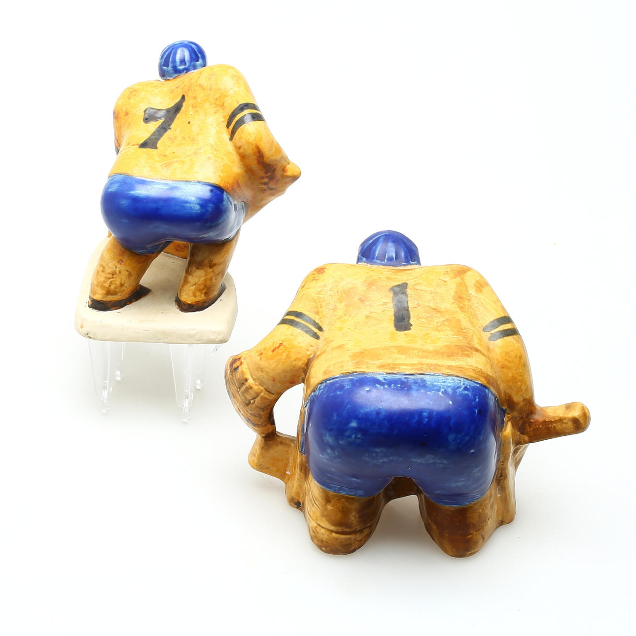 置物 Lisa Larson / Ihockeyspelare, Malvakt 置物 Lisa Larson / Ihockeyspelare, Malvakt Lisa Larson