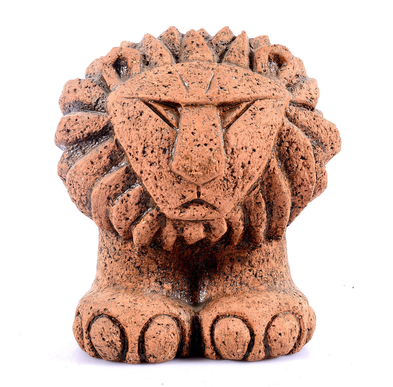 LARS PAGFELDT. Figur, Steinzeug, Löwe.