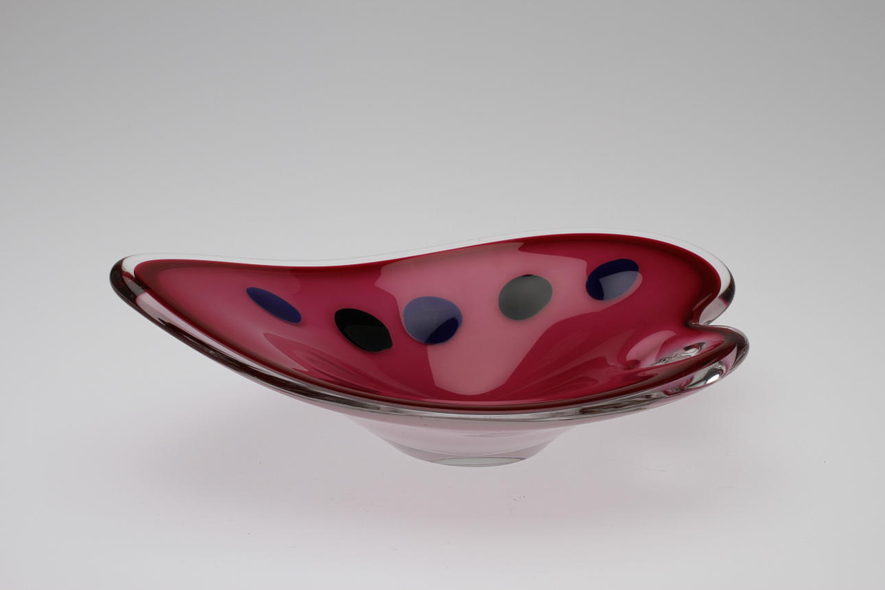 SKÅL, glas, Paul Kedelv, Flygsfors.