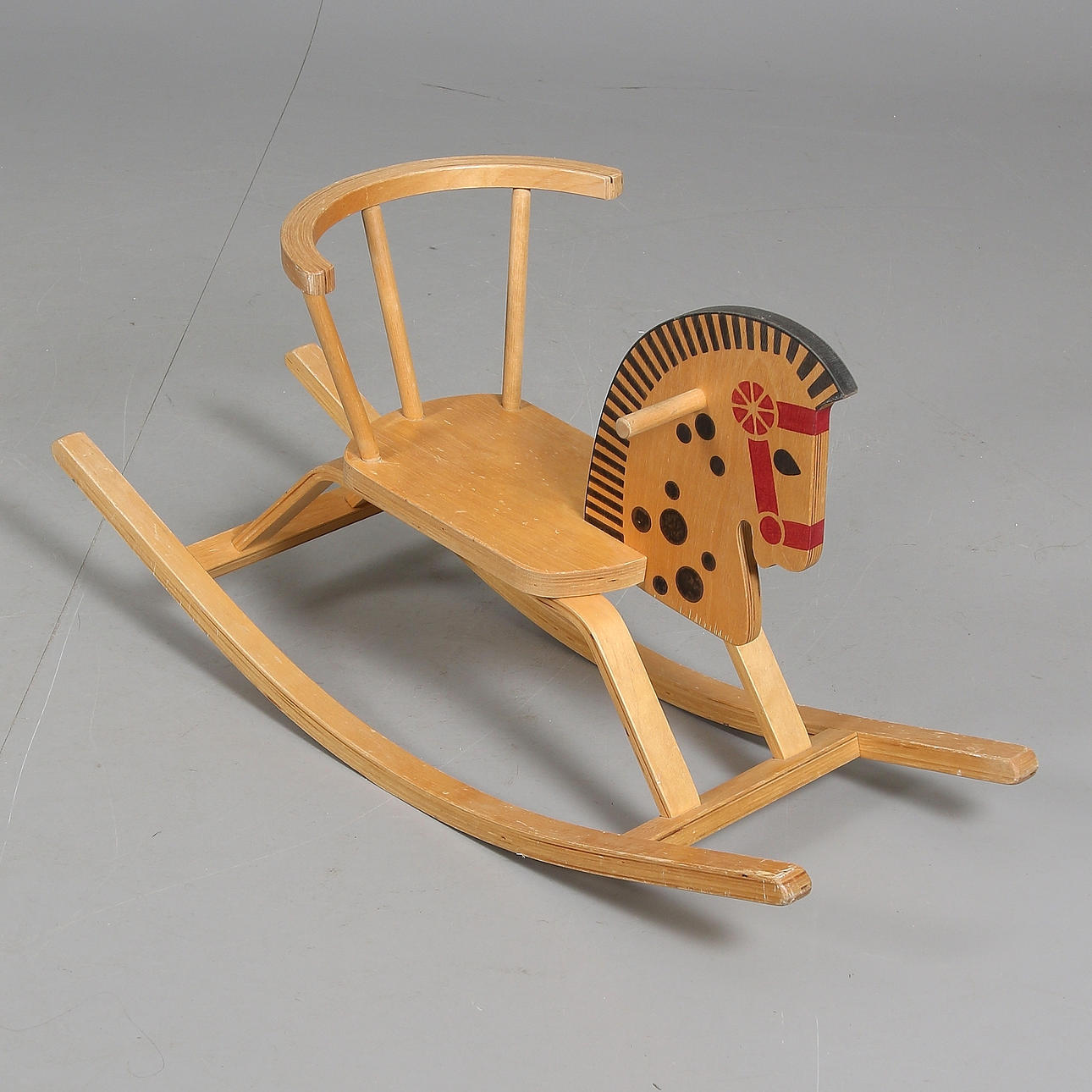 GUNGHÄST, trä, 1900-talets mitt.