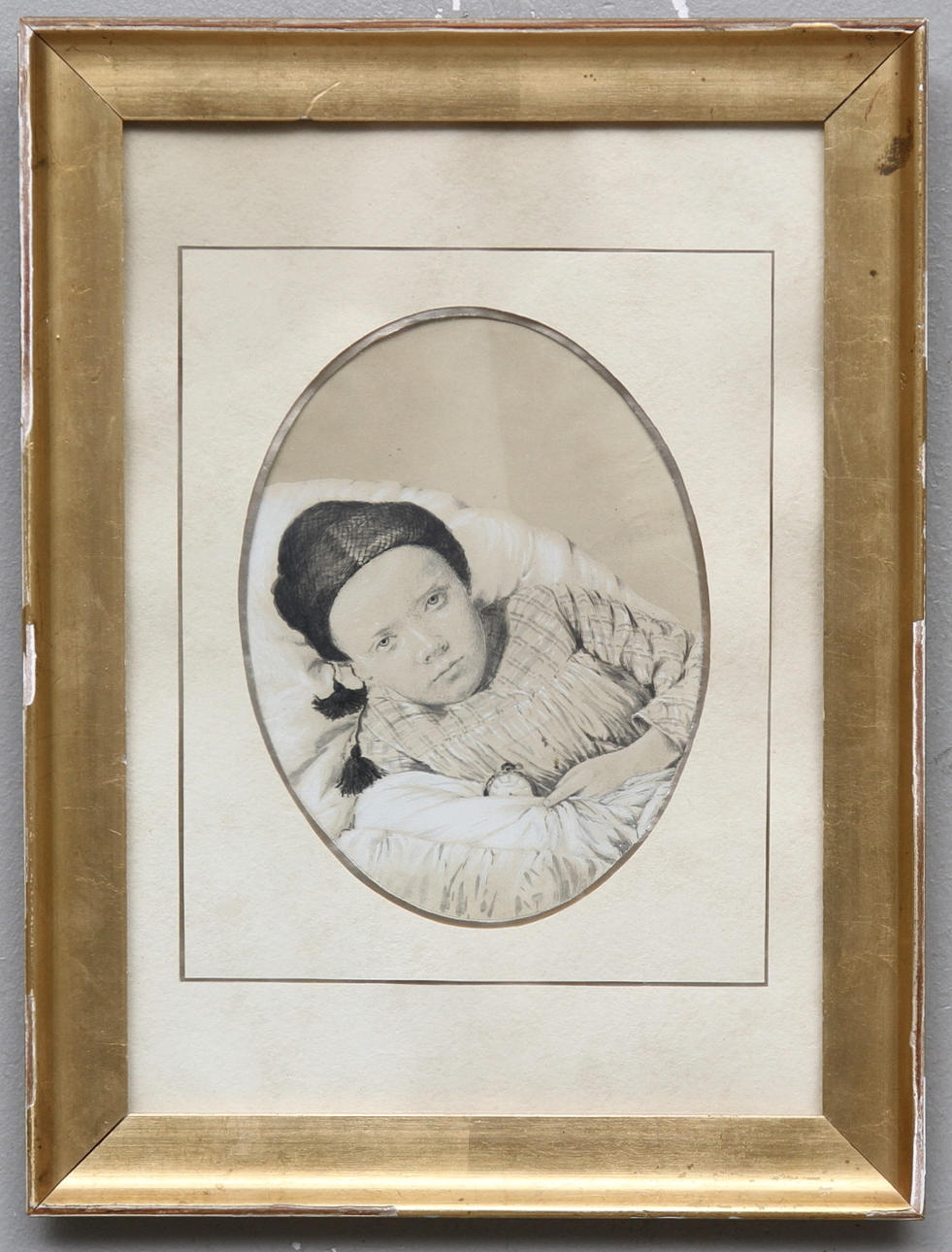 KILIAN ZOLL (1818-1860). TILLSKRIVEN. blandteknik.