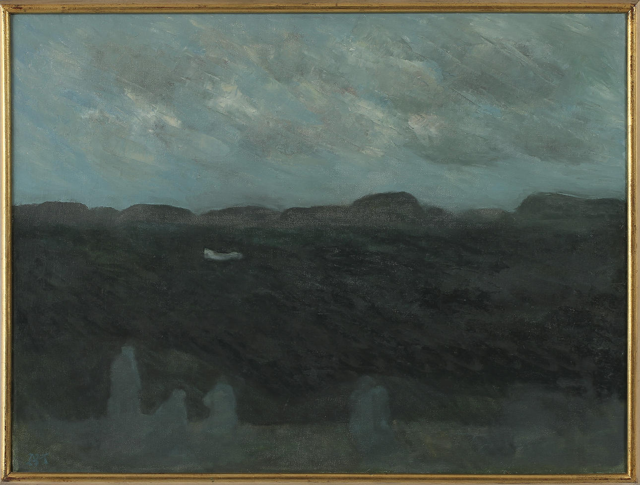 ARNE MALMBORG. Olja på duk. Signerad.