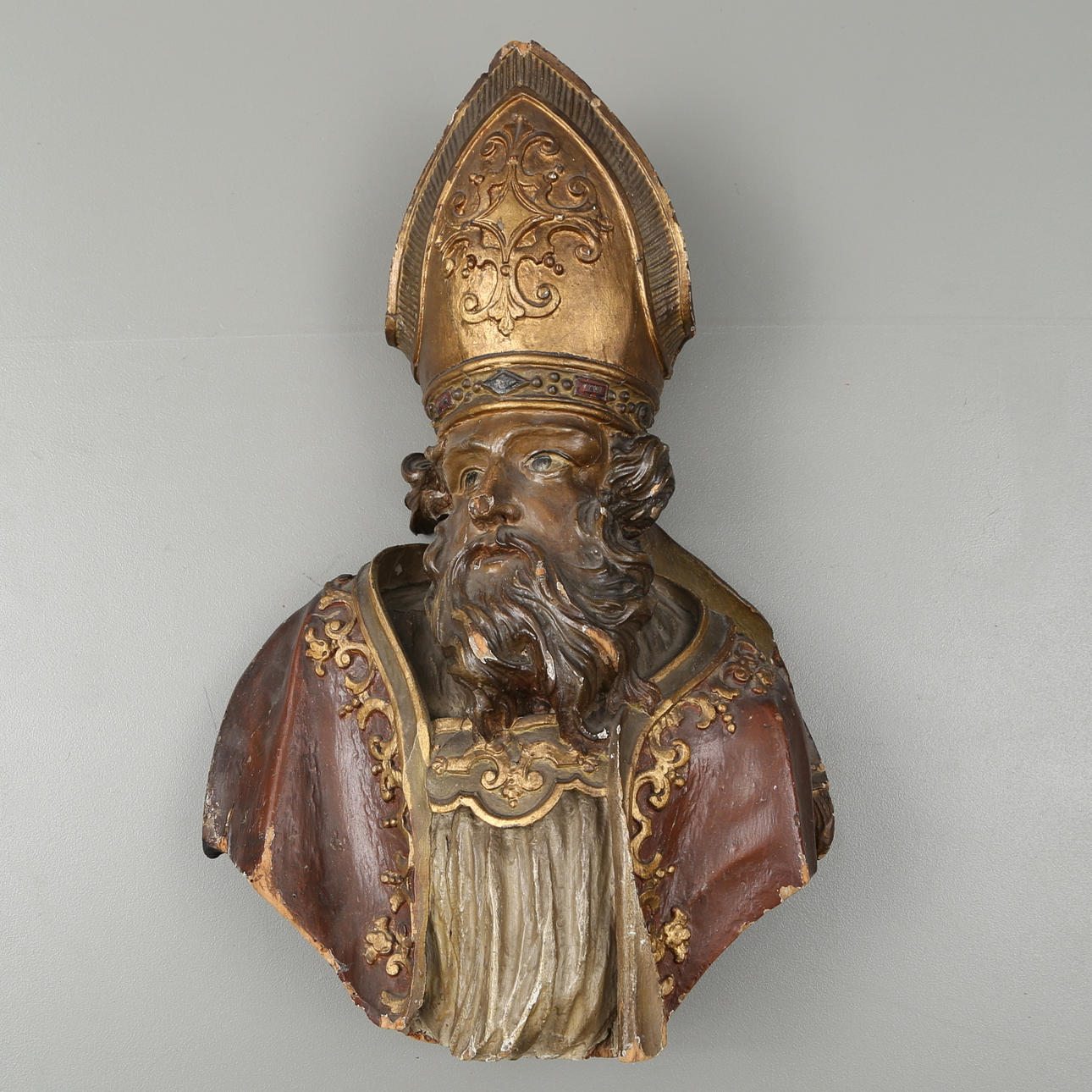 BYST, bemålat trä, 16/1700-tal.