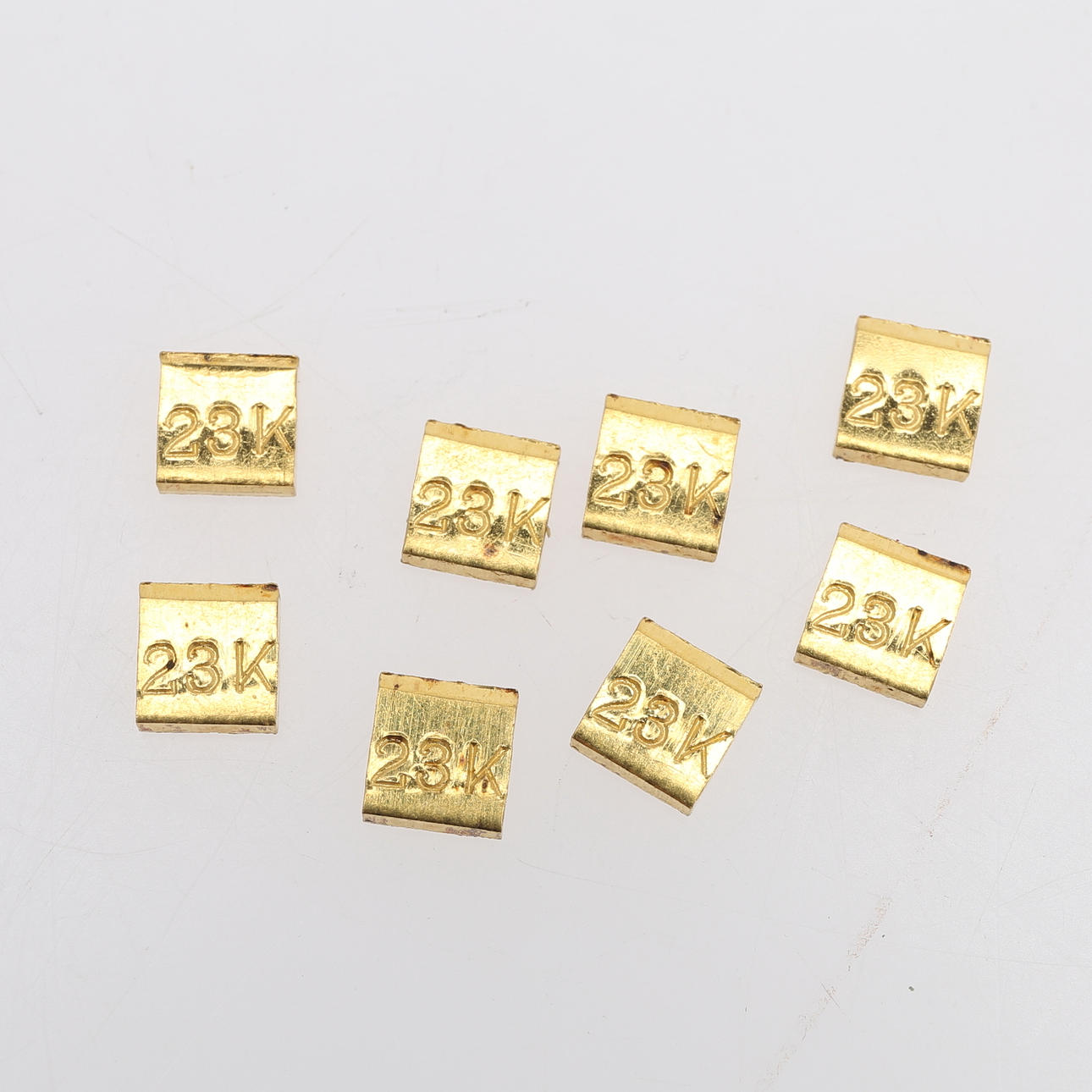 LINGOTES DE ORO, OCHO PIEZAS, oro 23k.
