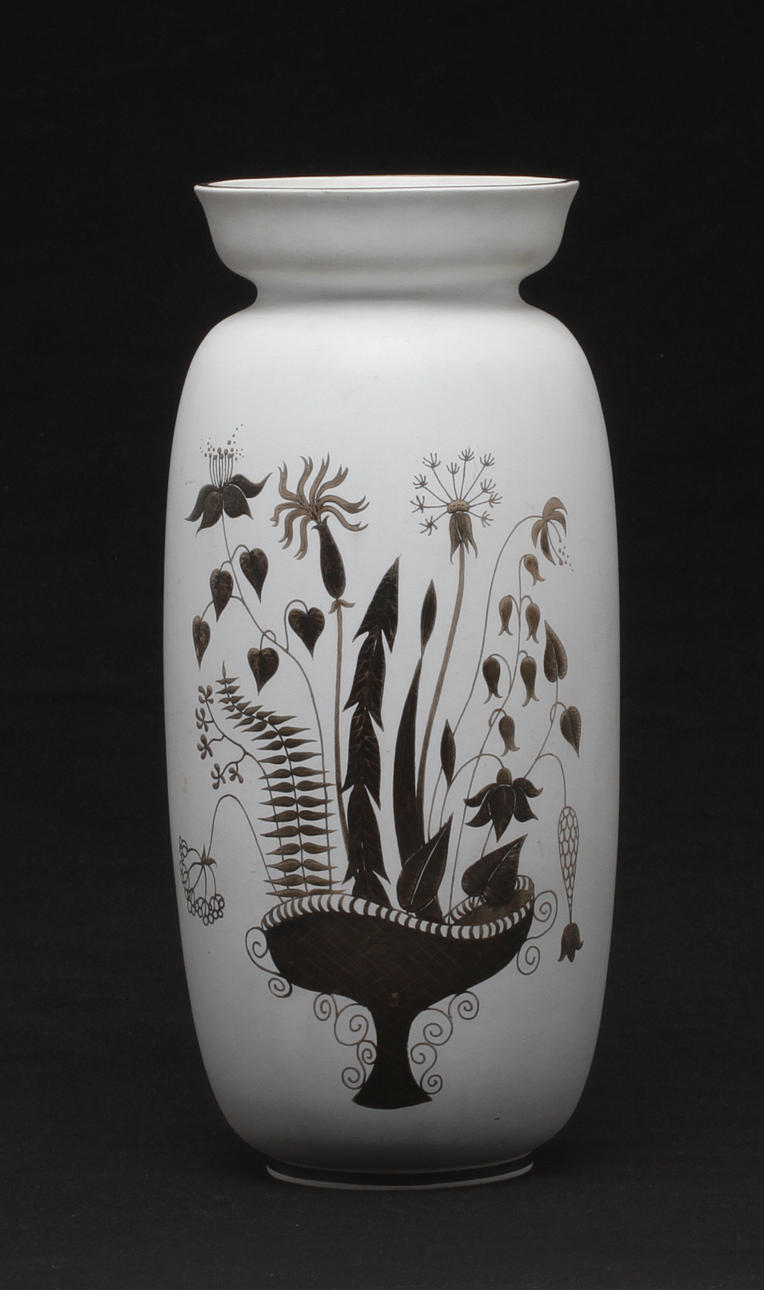 VAS, porslin, "Grazia", Stig Lindberg, Gustavsberg, 1900-tal.