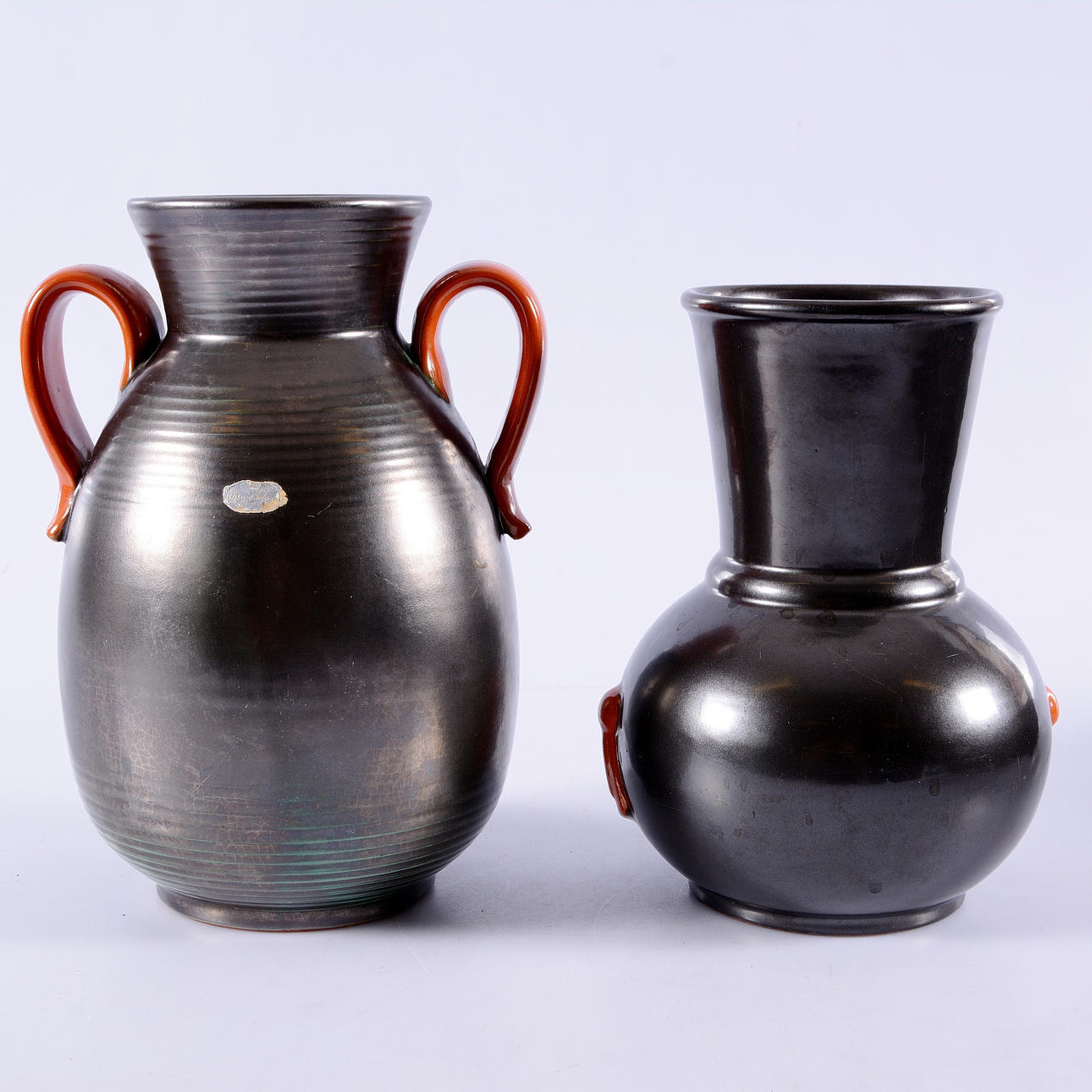 VASER, 2 st keramik, Upsala Ekeby.