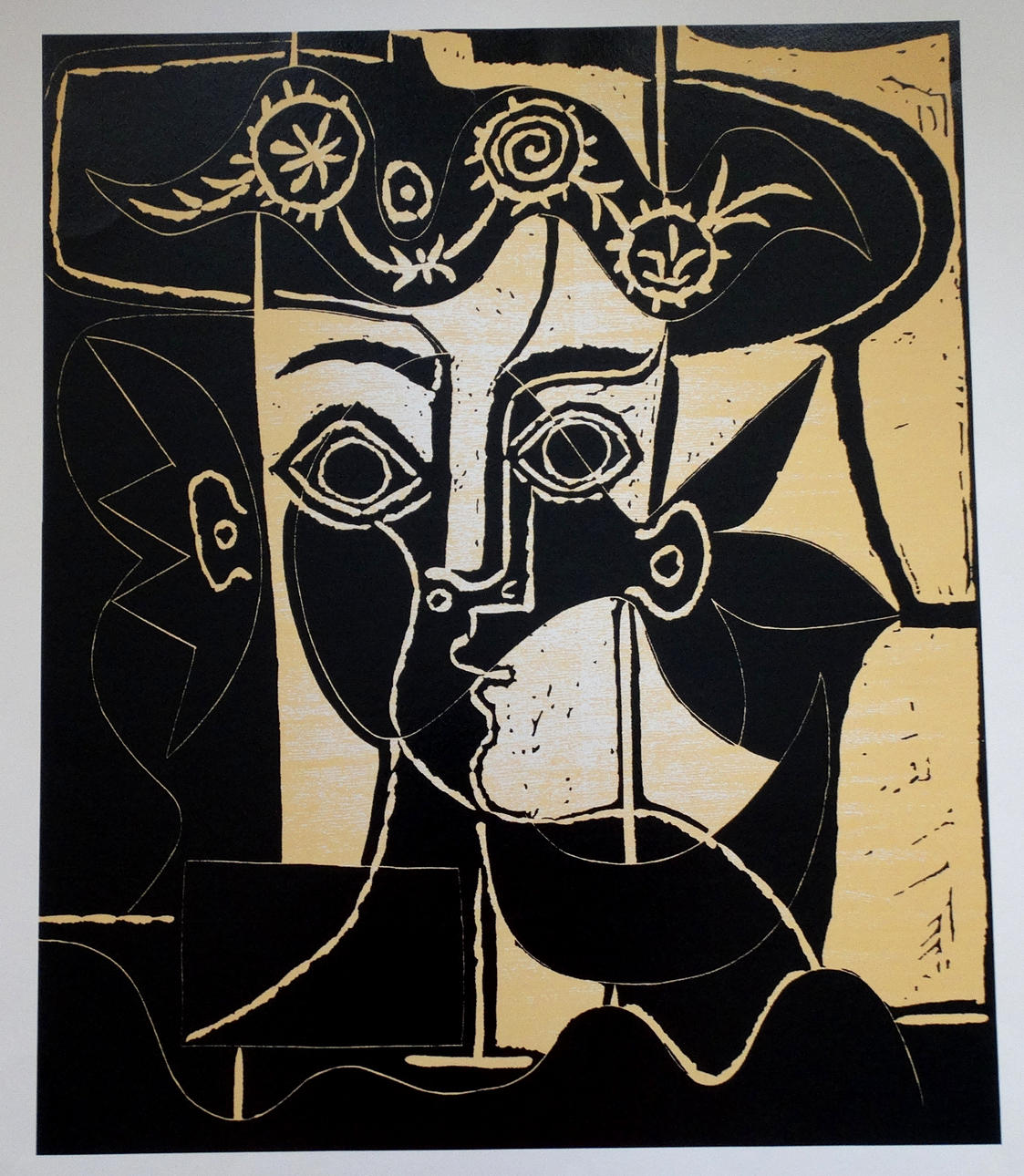 PABLO PICASSO: Color silkscreen, 1998.