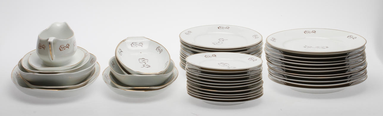 MATSERVIS, 45 delar, KP Karlskrona, 1900-talets första hälft.