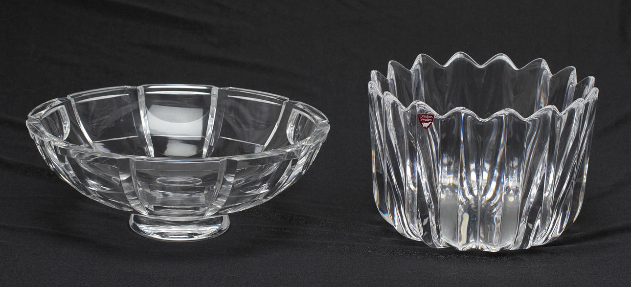 SKÅL, "Tusen fönster", Simon Gate, Orrefors samt SKÅL, "Fleur", Jan Johansson.