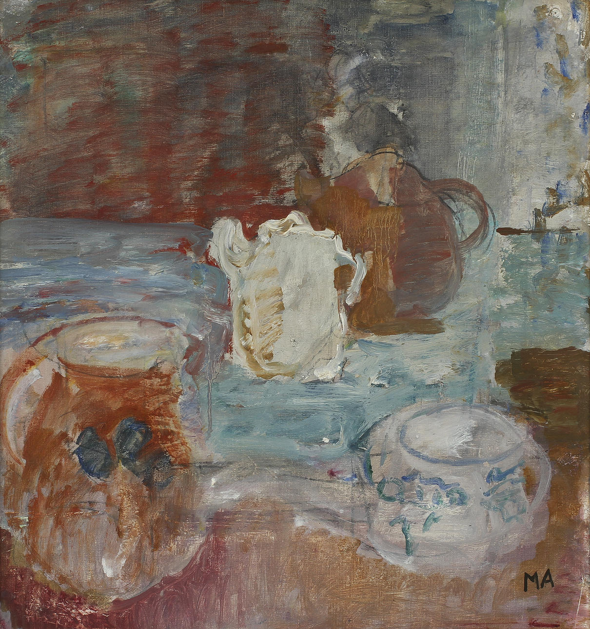 MAJ ARNELL. Olja på duk. Signerad.