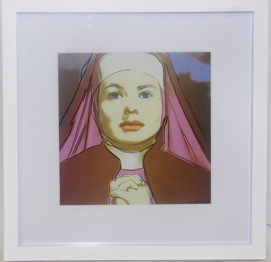 ANDY WARHOL. EFTER. färgoffset, signerad, numrerad TP 12/30.