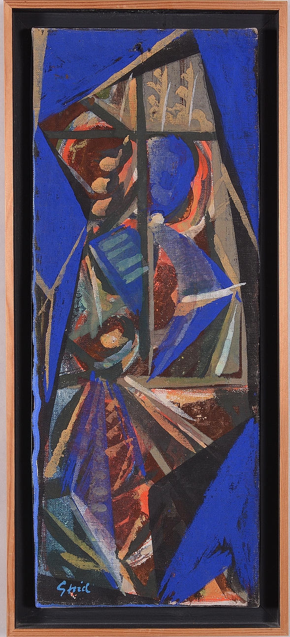 HARDY STRID. Tempera.