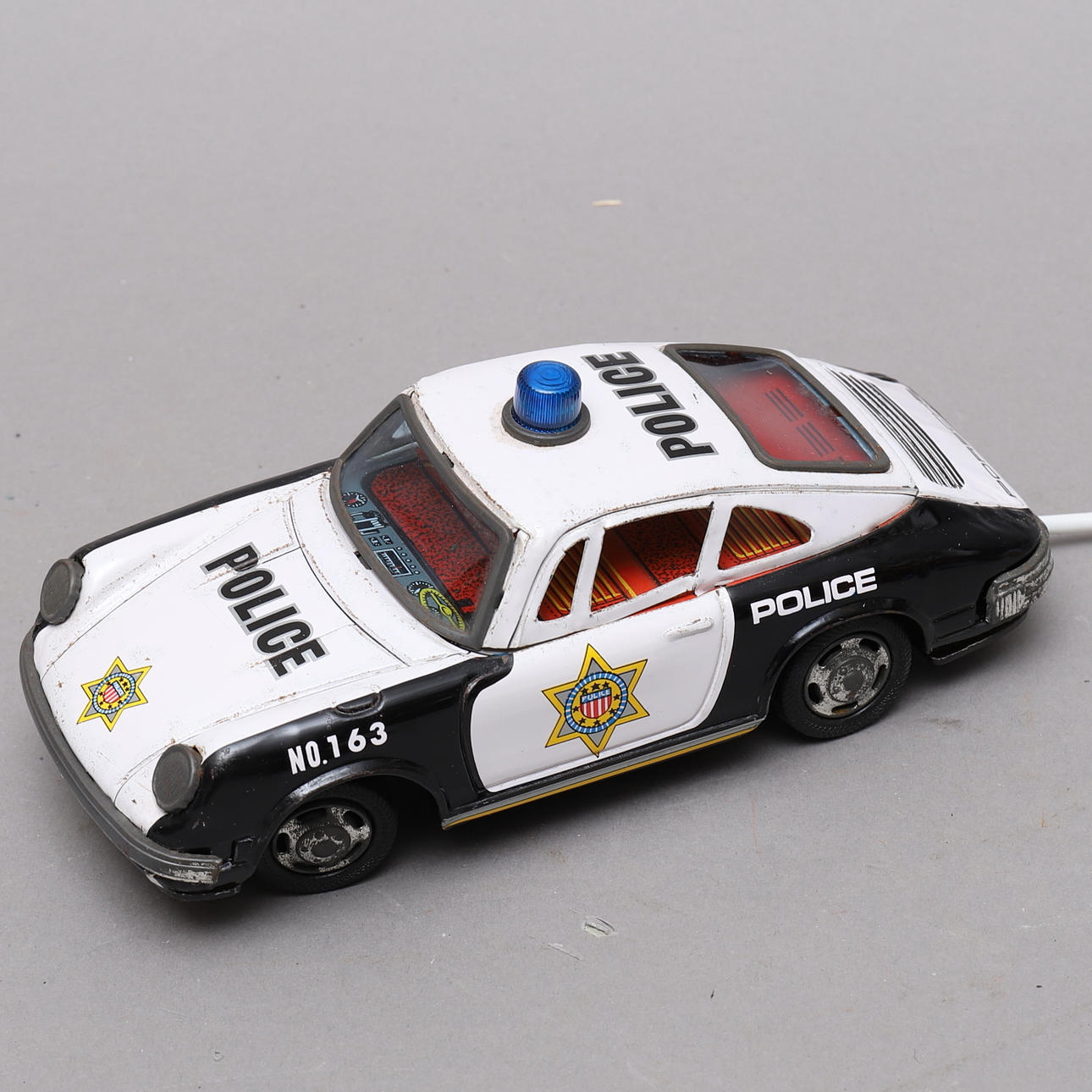 POLIZEIWAGEN, gesteuert, Blech, Porsche, Yone Japan.