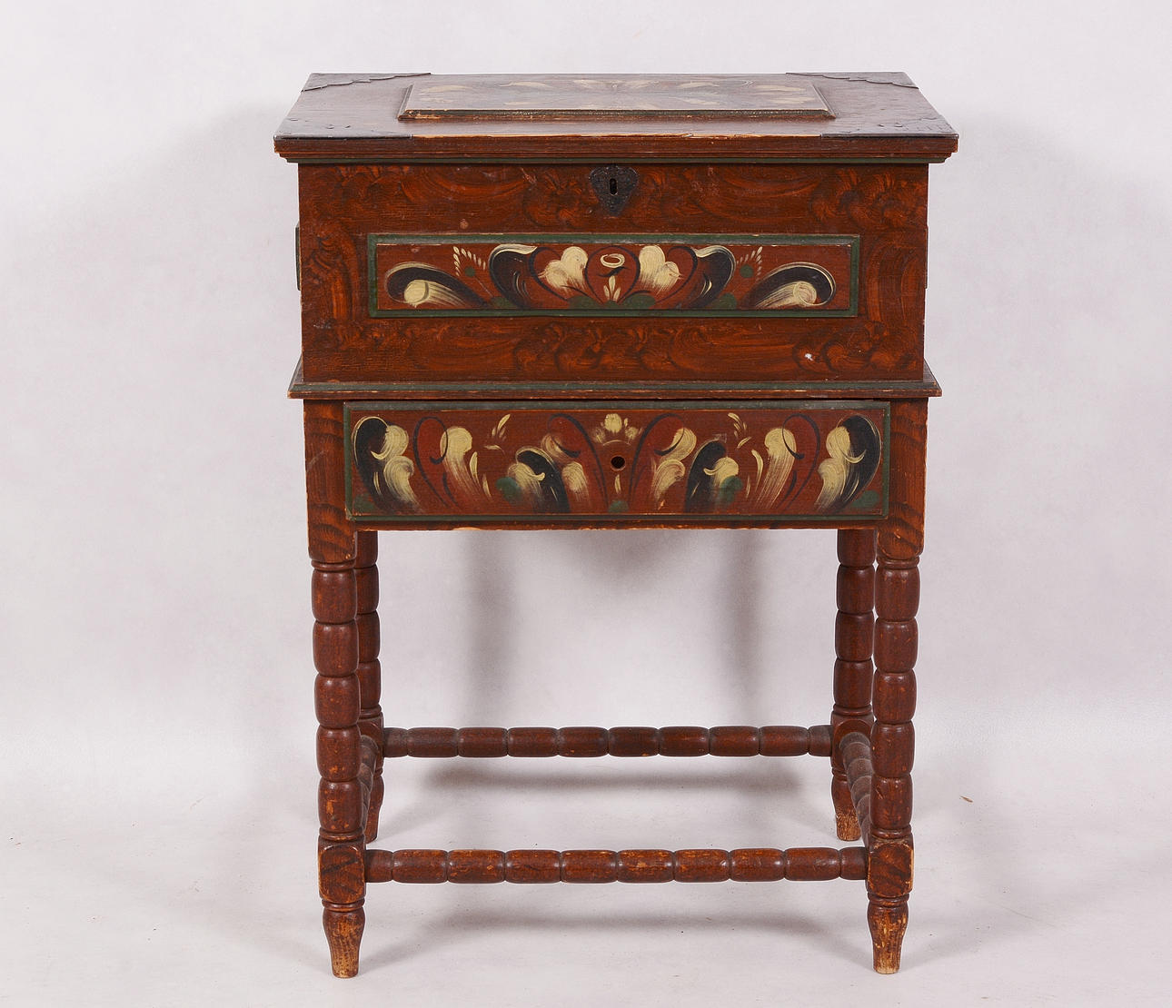 SYSKRIN, klassisk modell kurbitsmålat.