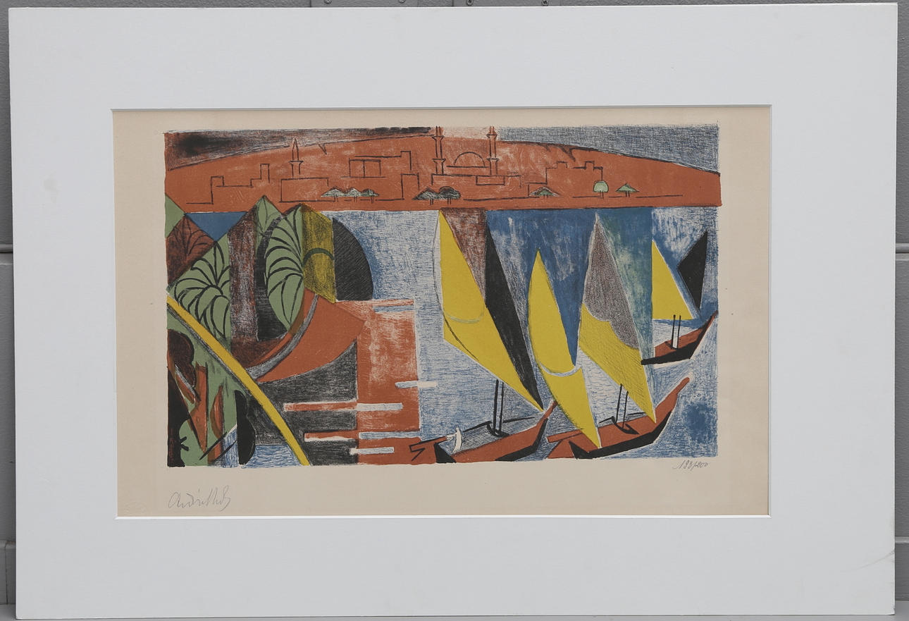 ANDRÉ LHOTE. "LE PORT".