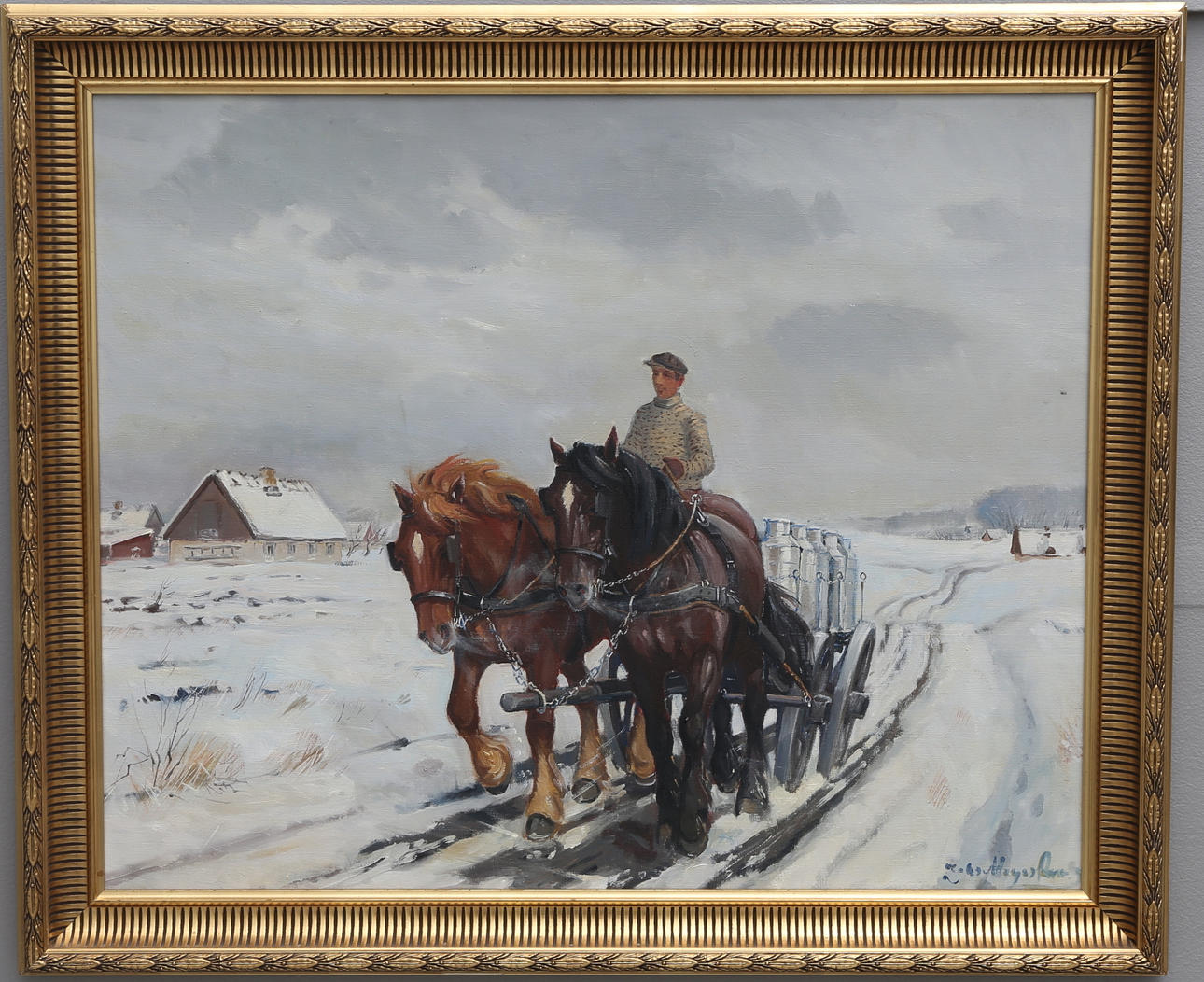 JOHANNES MEYER ANDERSEN, Pferdetransport mit.