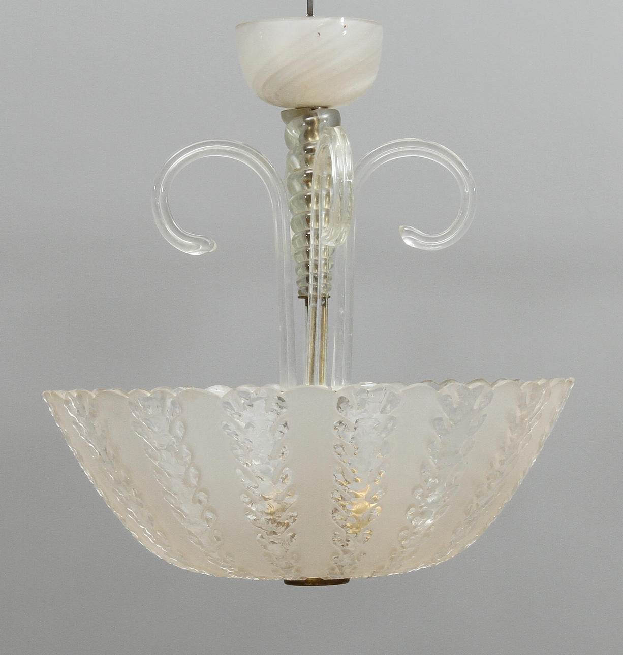 TAKLAMPA, troligen Orrefors, 1900-tal.