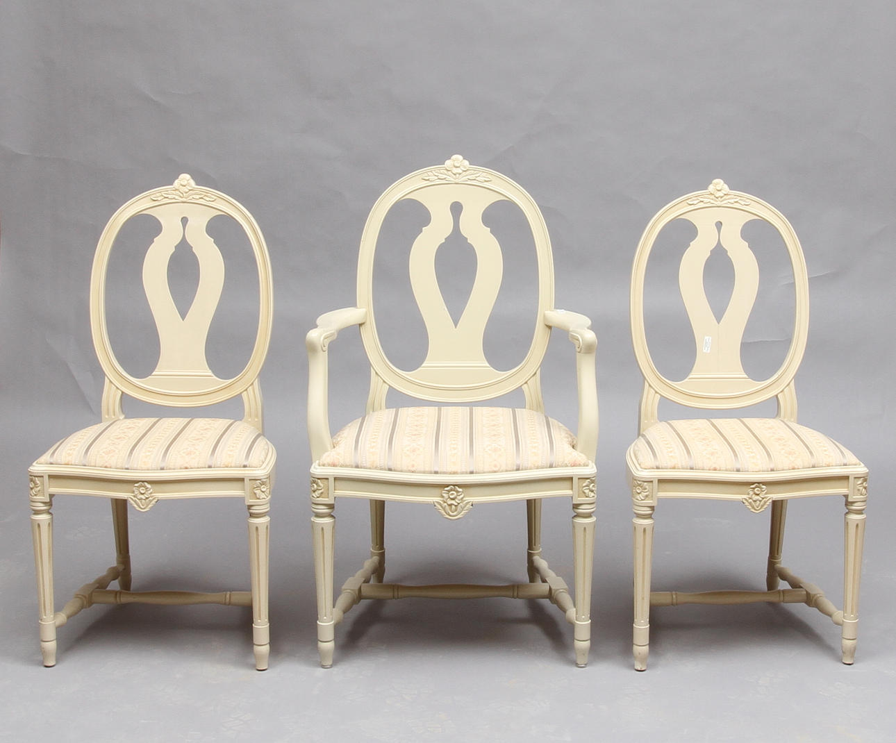 KARMSTOL, STOLAR, 2 st, gustaviansk stil, 1900-tal.