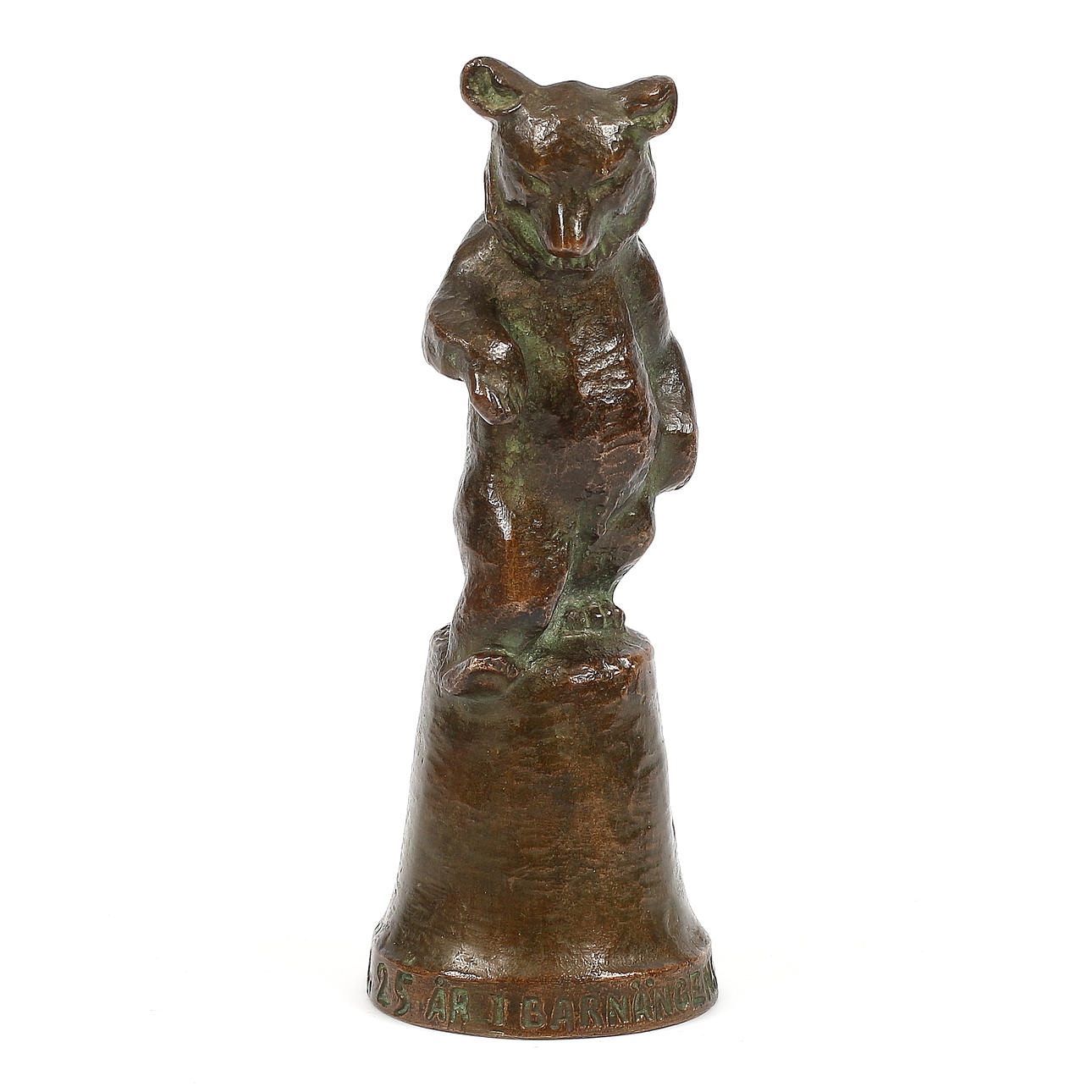 JUSSI MÄNTYNEN. Sculpture, bronze, monogram signed and dated 55.