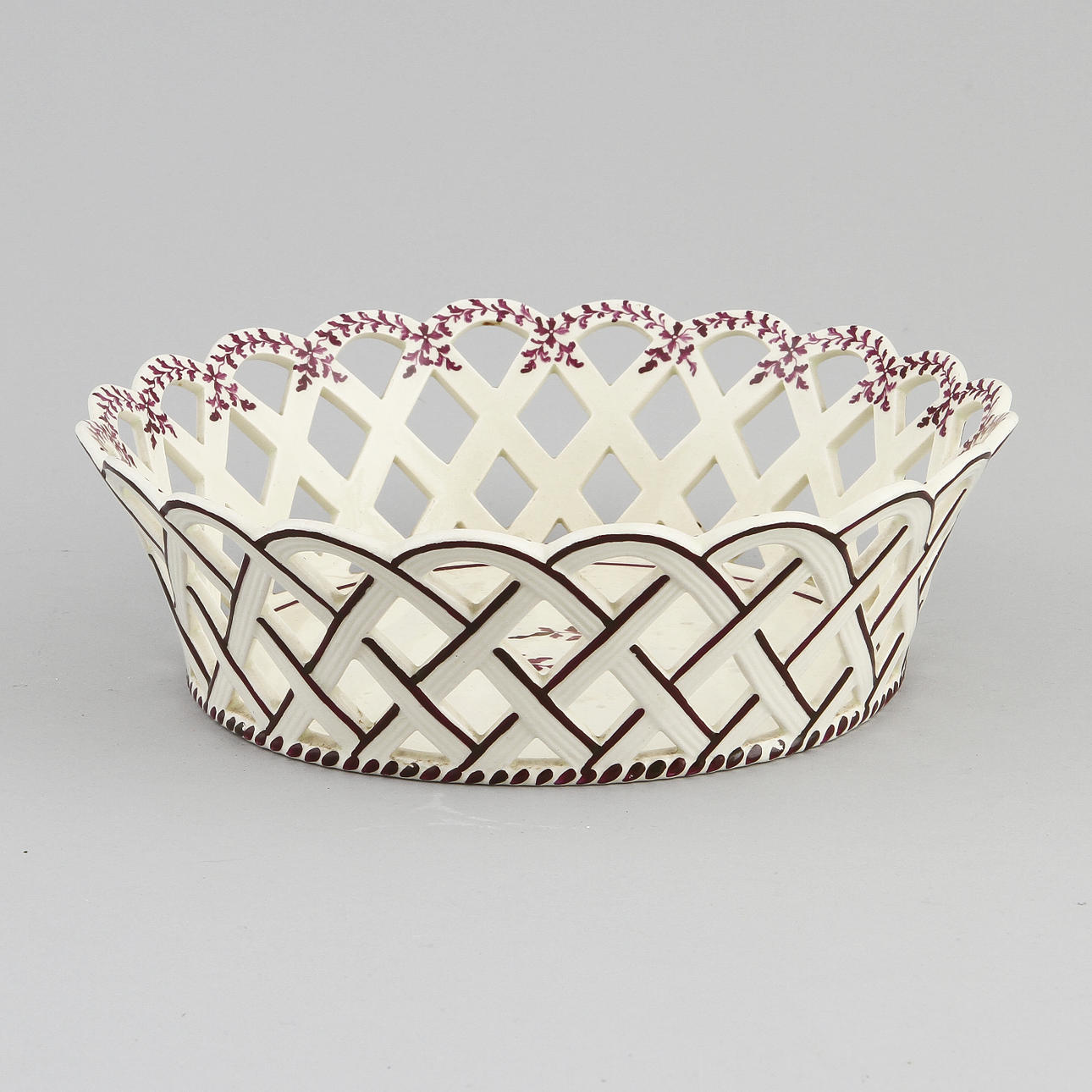 GALLERSKÅL, flintgods, Wedgewood, tidigt 1800-tal.