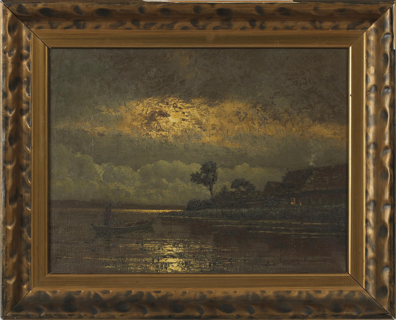 ERNST LORENZ-MUROWANA. TILLSKRIVEN. Olja på duk, signerad, 1800-tal.