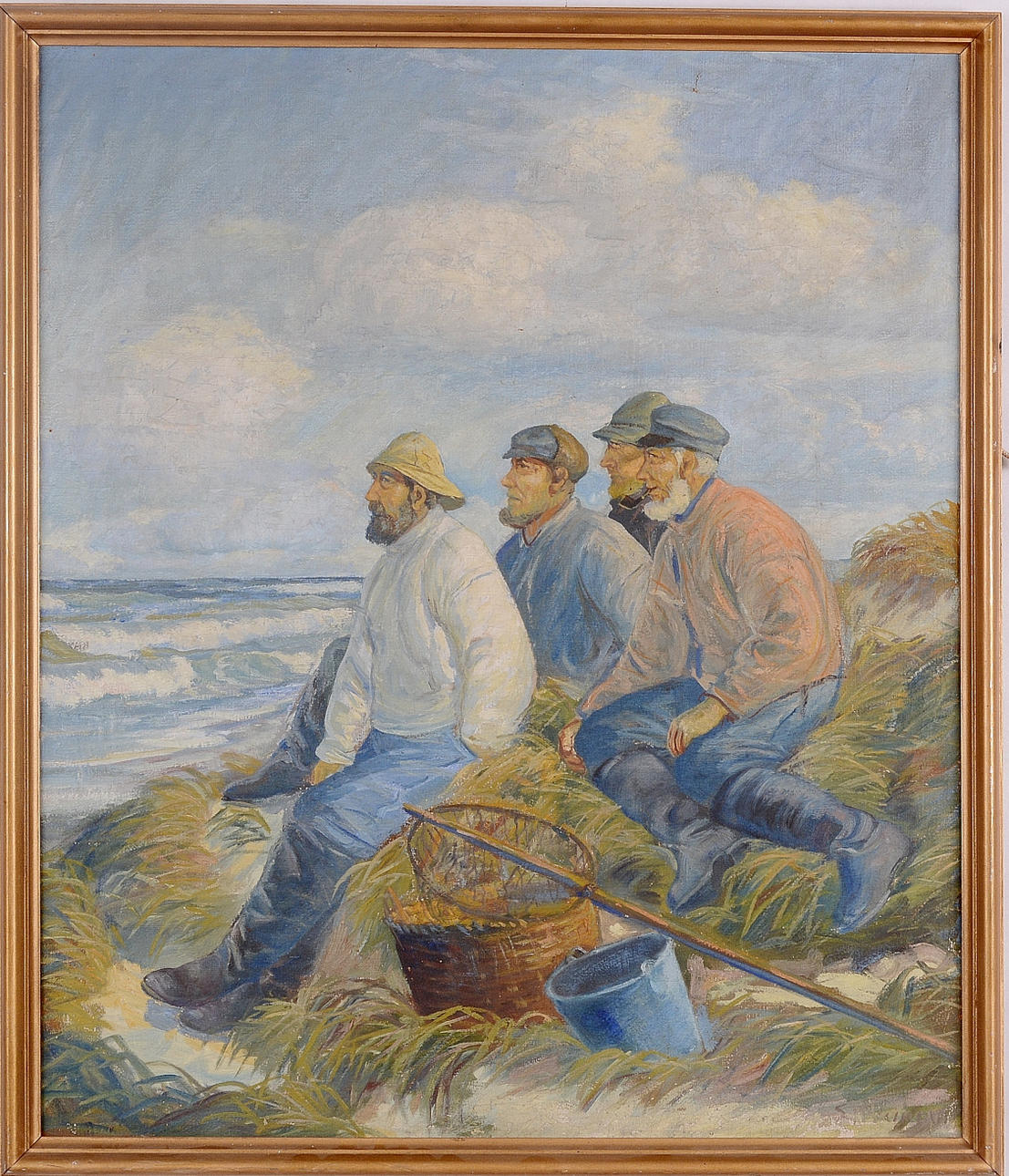 OIDENTIFIERAD KONSTNÄR. Olja på duk.