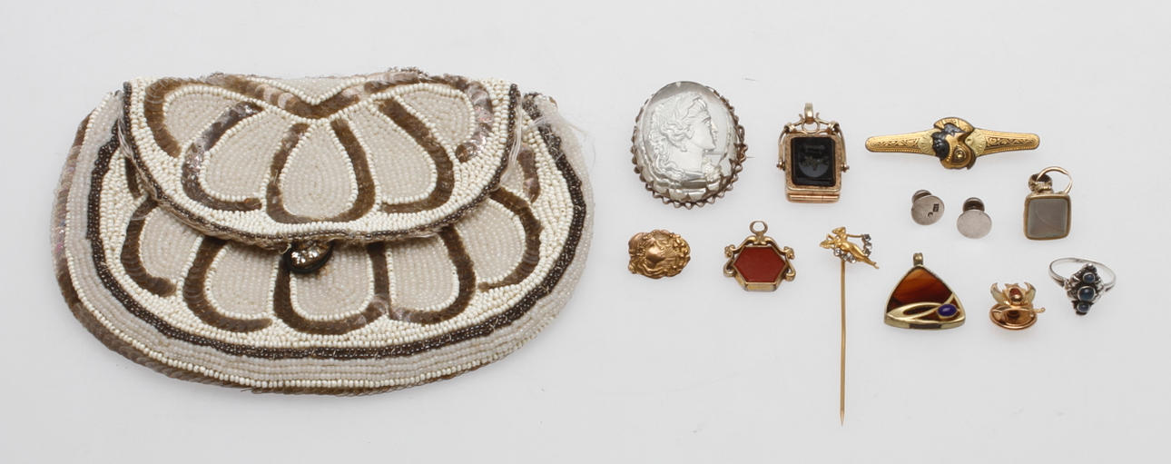 DIVERSE, 13 delar, 18/1900-tal, bl.a. silver, Ryssland.