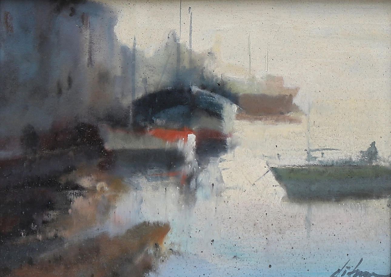 DÍDAC GARCÍA RIDAO (1944). Puerto.