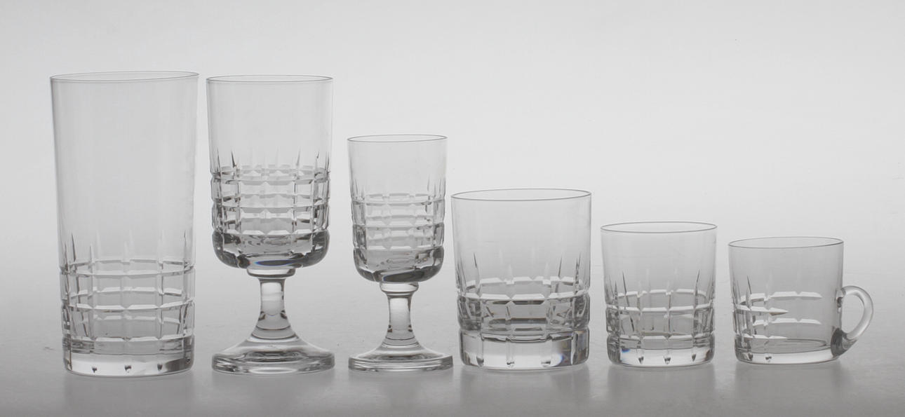 GLASSERVIS, 29 delar, "City" Kosta.