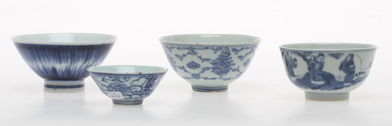 SKÅLAR, 4 st, porslin, Kina.
