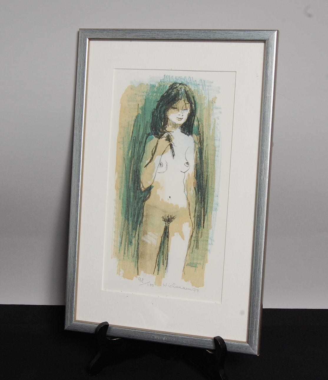 HARRY WICHMANN. litografi, signerad, numrerad 98/100, daterad -77.