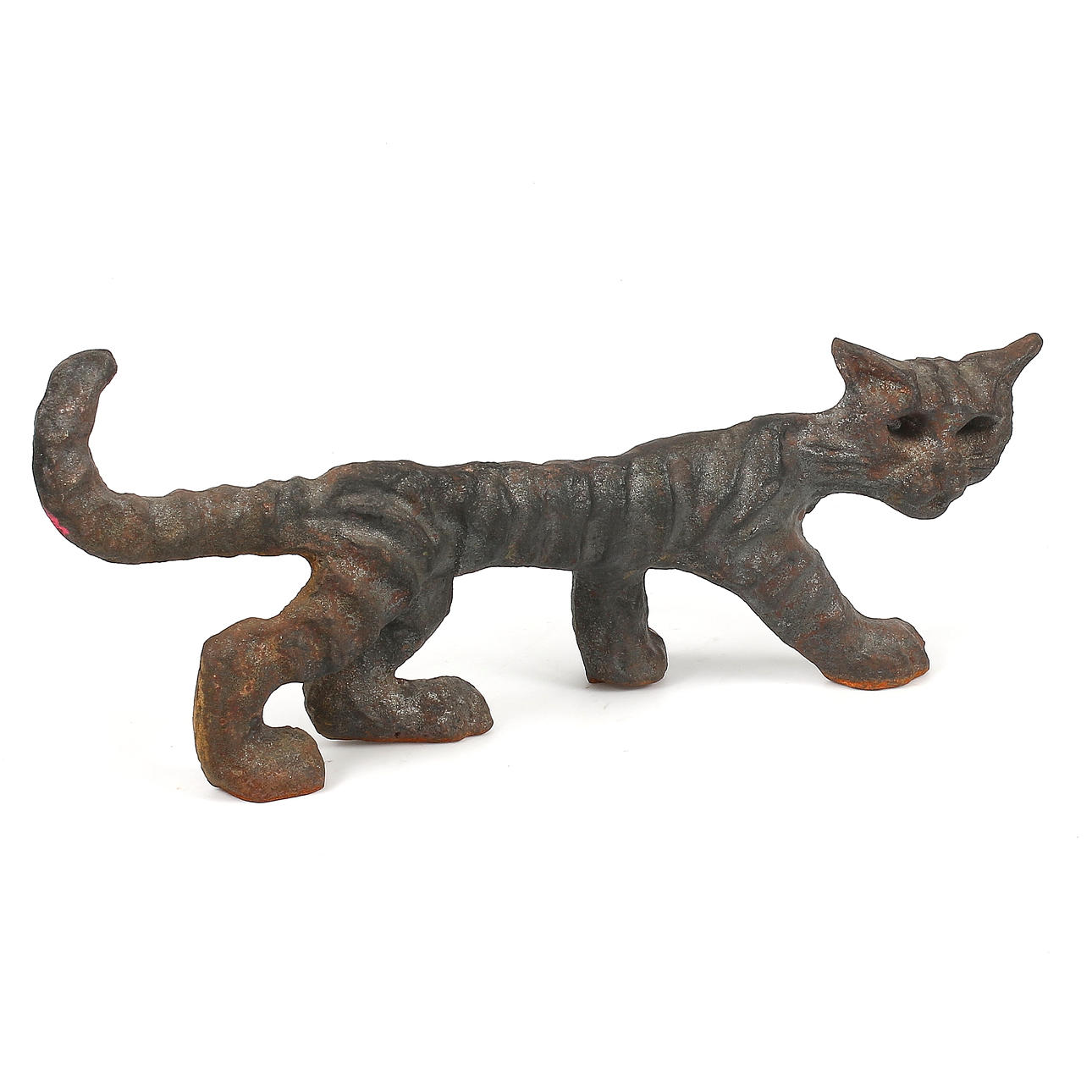 FIREDOG, cast iron, 20th century.