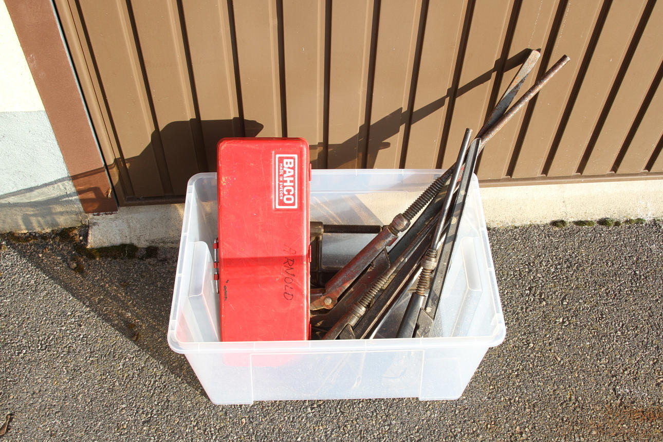 HYLSNYCKELSATS, RÖRTÄNGER m.m. Bahco sent 1900-tal.