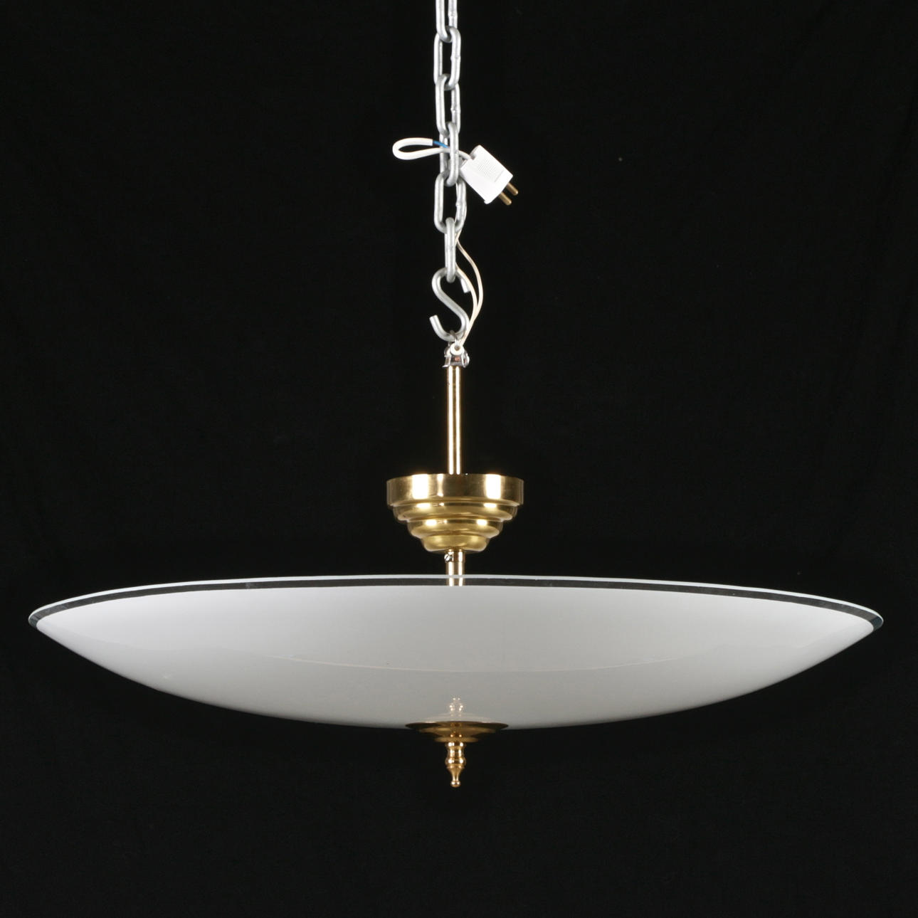 PLAFOND, glas och mässing, samtida.