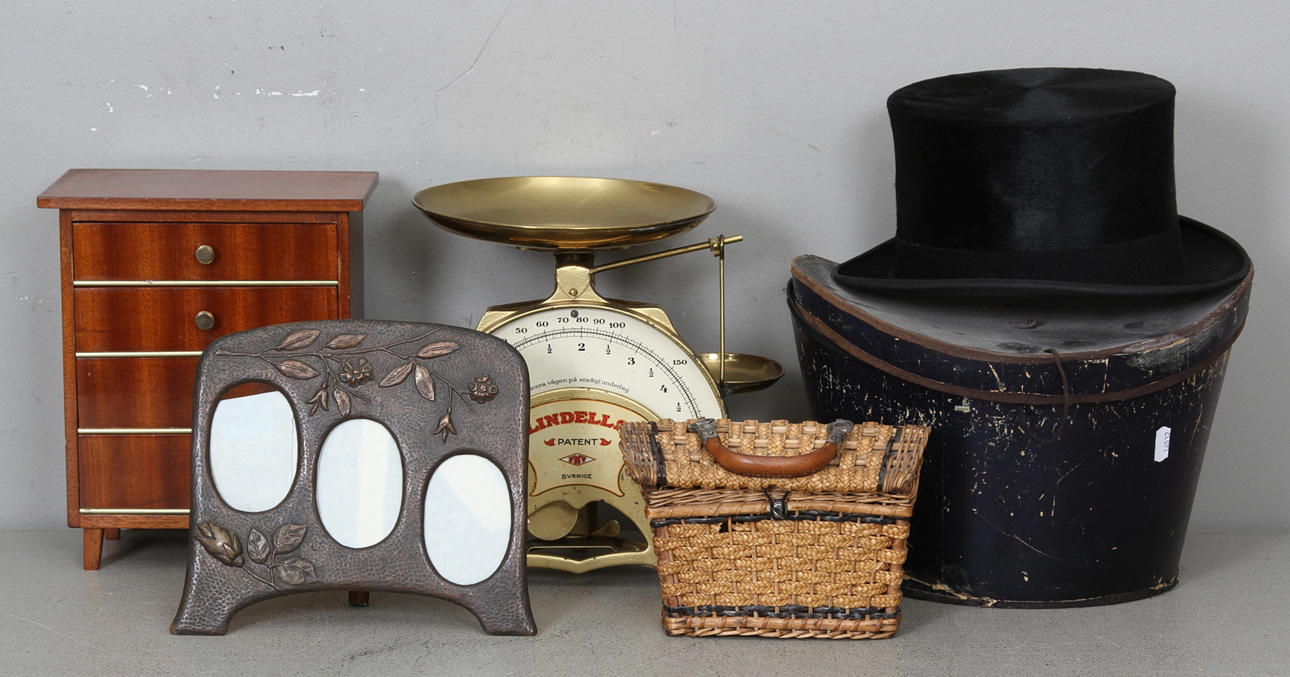 DIVERSE, 5 delar, 1800-1900-tal.