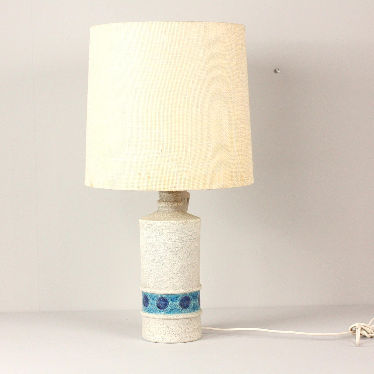 TABLE LAMP, probably Bitossi, ceramic.