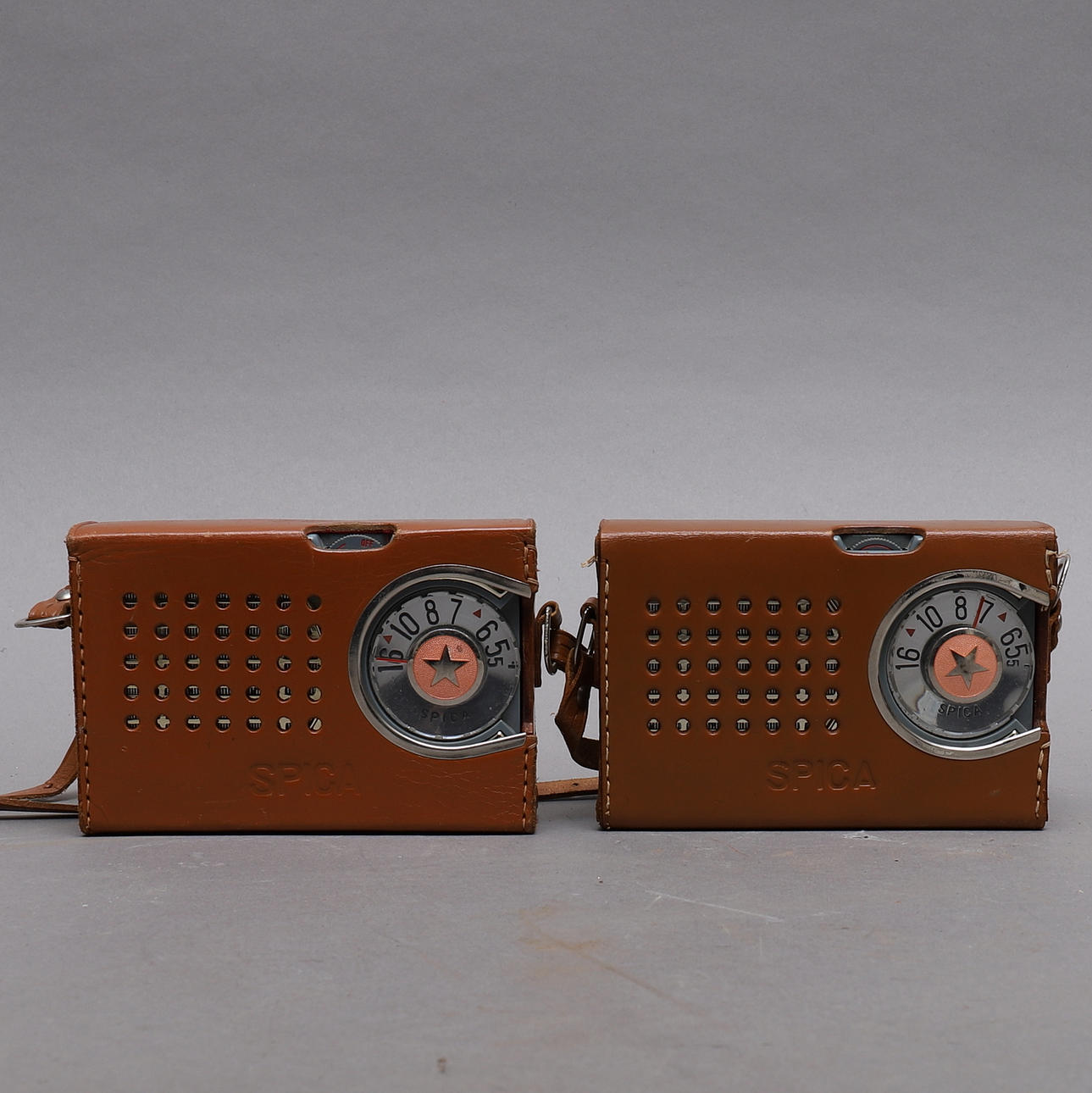 TRANSISTOR RADIO, 2 pcs, Spica model st-600, Japan mid 20th