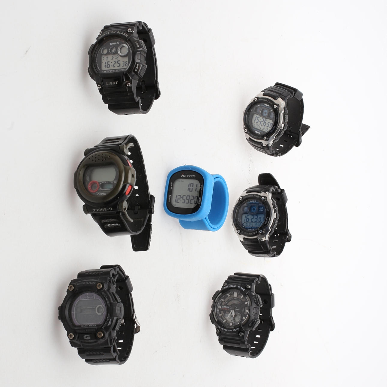 A Collection WATCH, 7 parts, Casio etc.