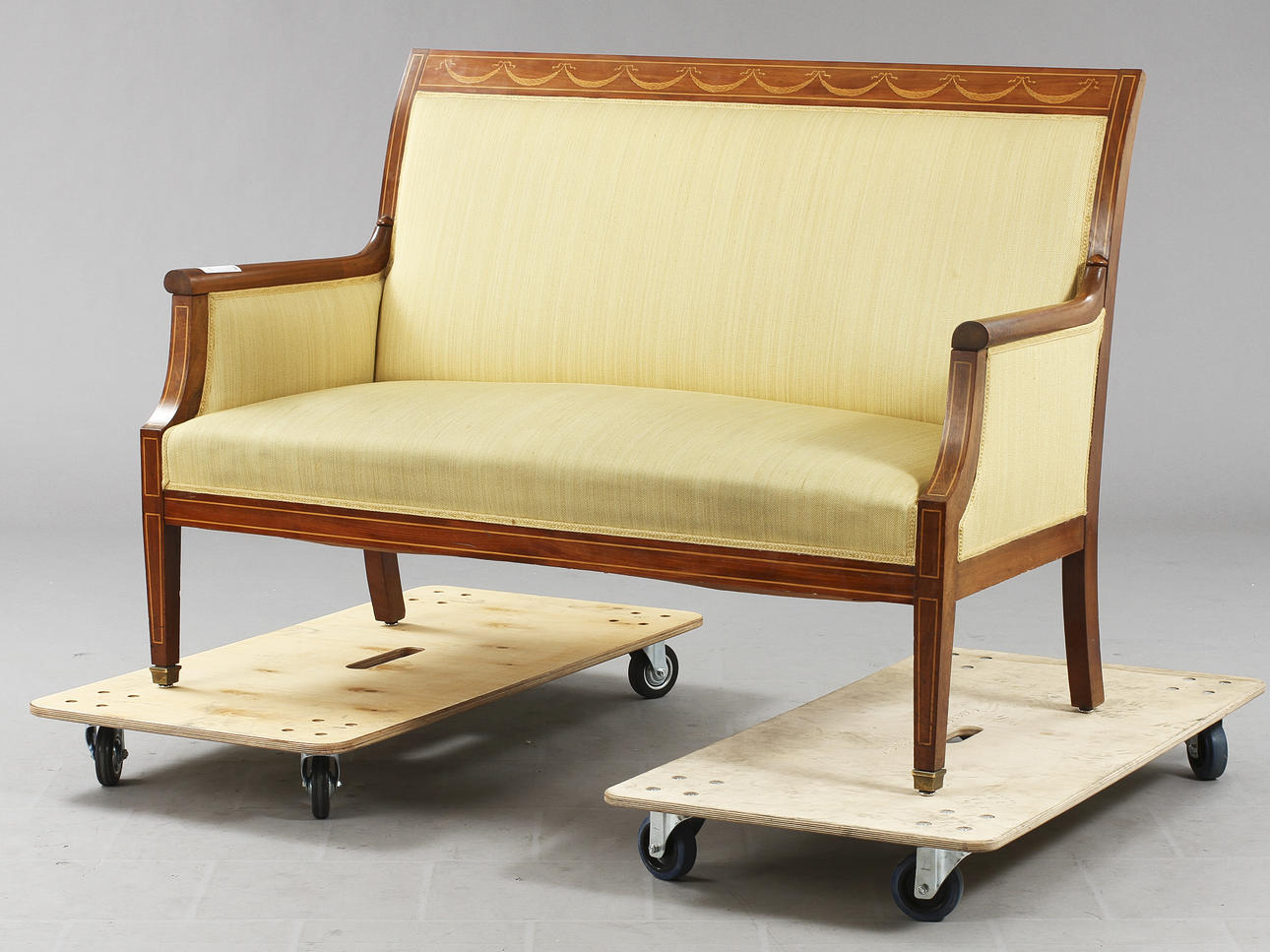 SALONGSGRUPP, 6 delar, empirestil, 1900-tal.