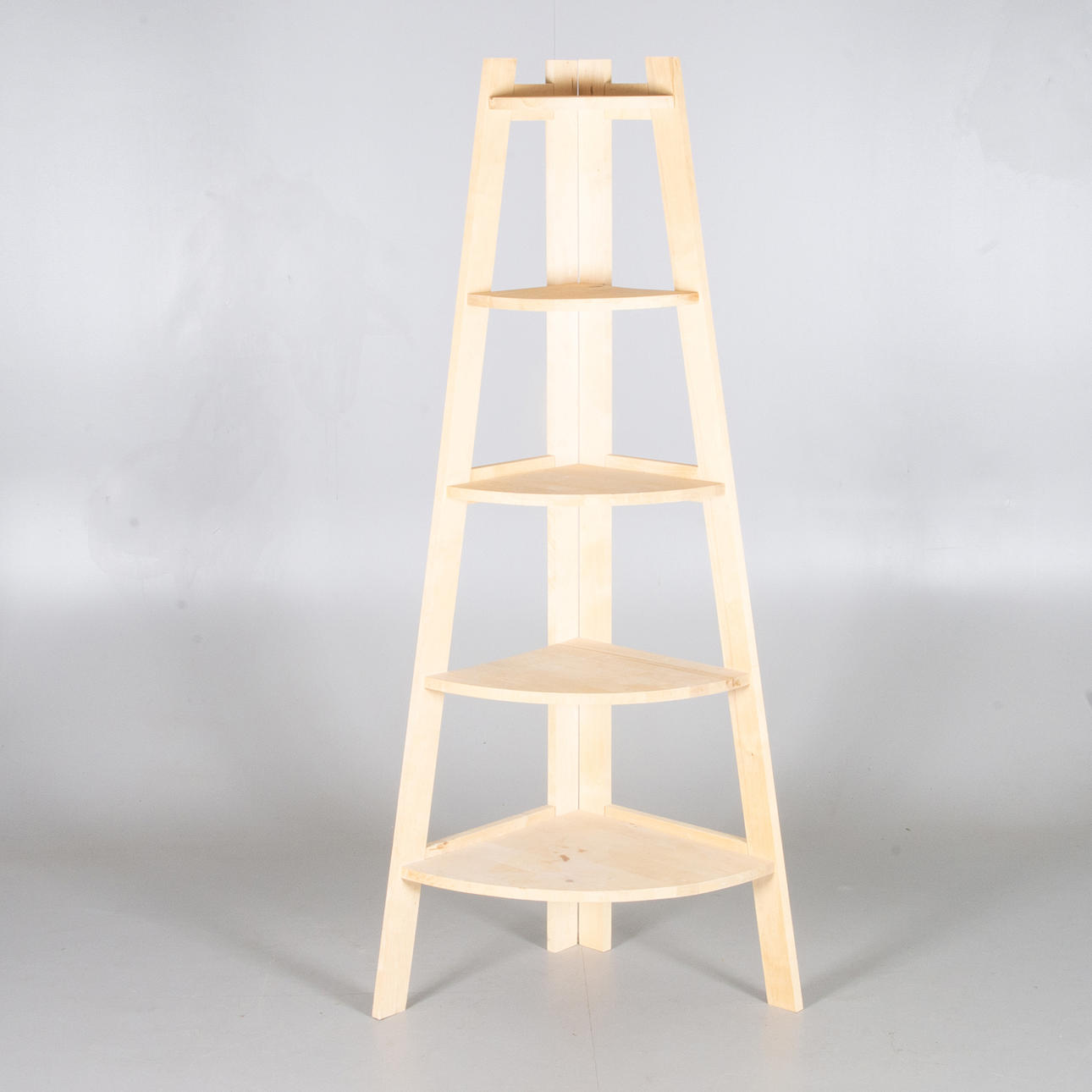 CORNER SHELF, birch, 1900/2000s.