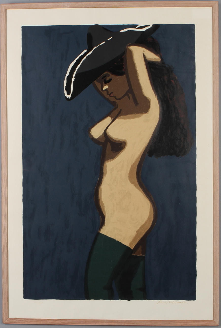 LARS NORRMAN. "Sonja", ur svenska brudar, serigrafi, signerad och numrerad 341/360.