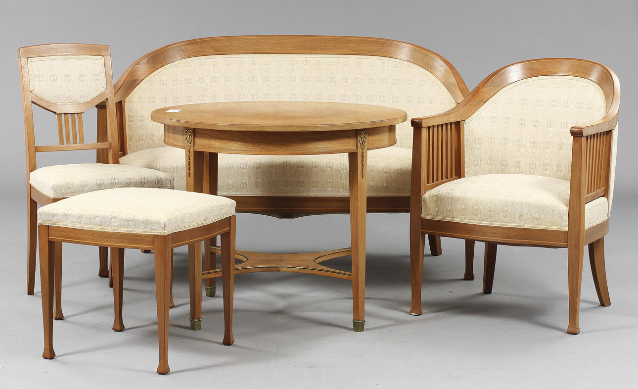 SALONGSGRUPP, 10 st, jugendstil, 1900-talets början.