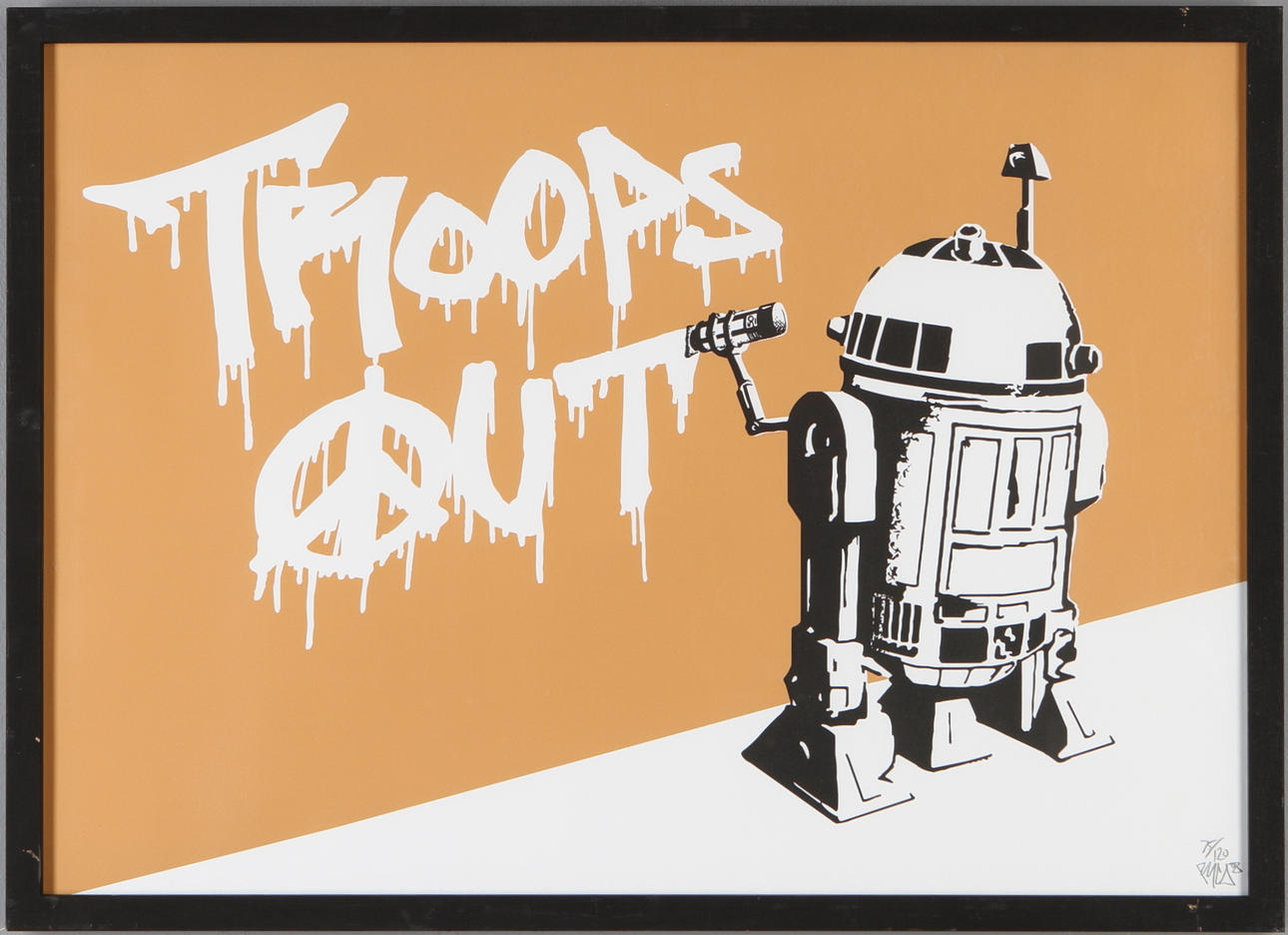 RYAN CALLANAN. "R2TAG-2", grafiskt blad, signerad och numrerad 75/120.