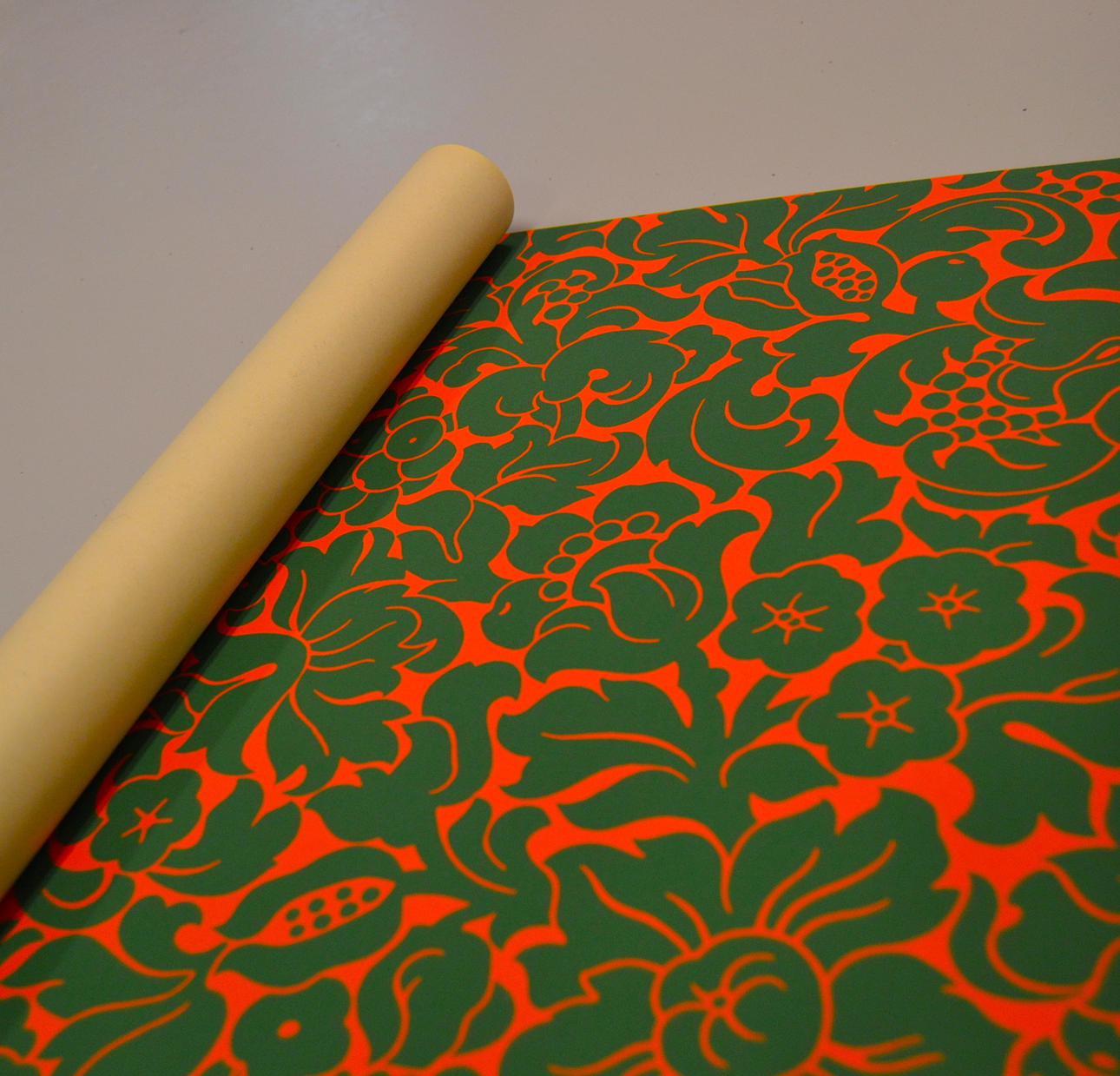 TAPETRULLER, Kåbergs tapet, 7 stk, 70'erne.